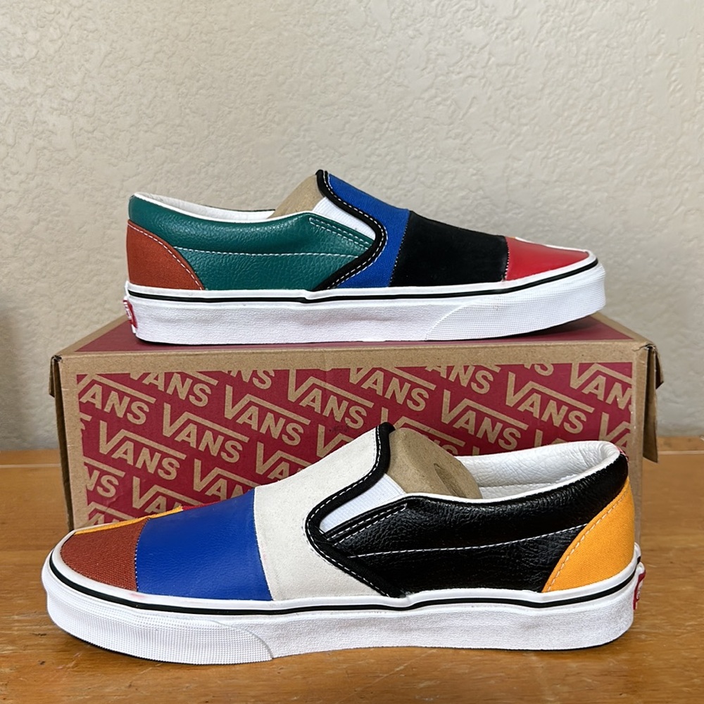 Vans Classic Slip On Patchwork Multiple Colors Tr… - image 2